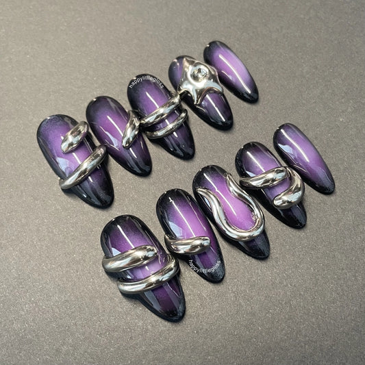 Silver Purple Aura