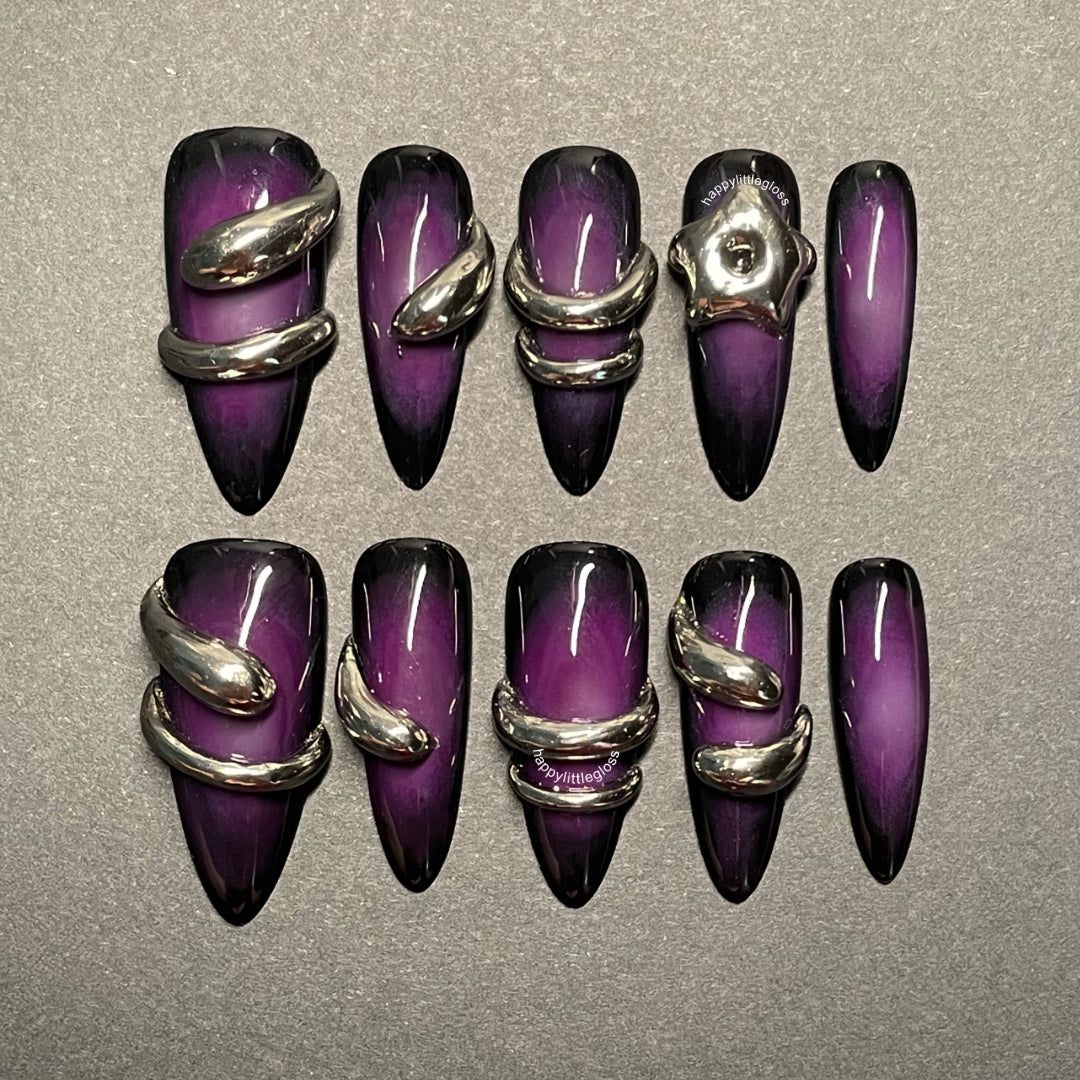 Silver Purple Aura