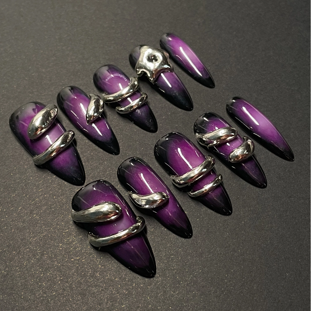 Silver Purple Aura