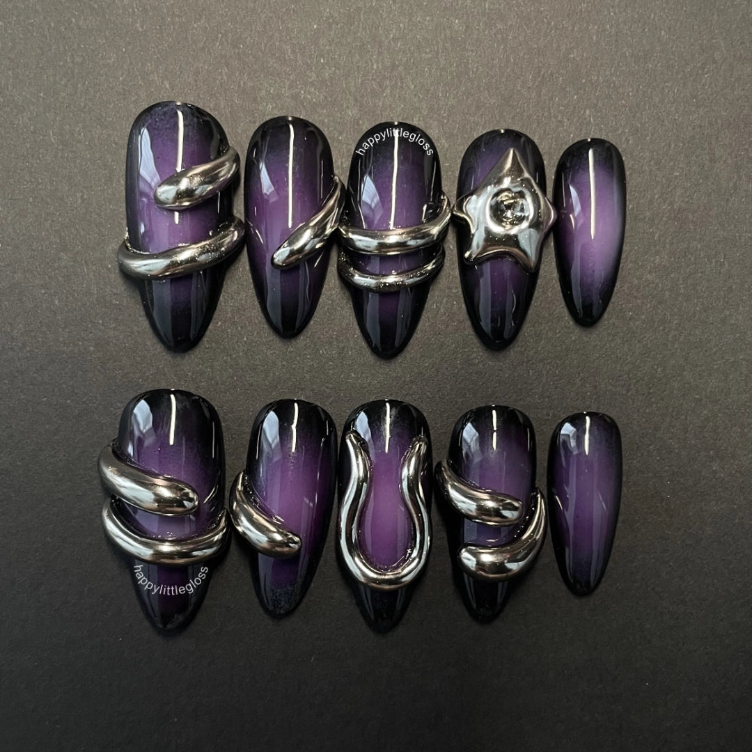 Silver Purple Aura