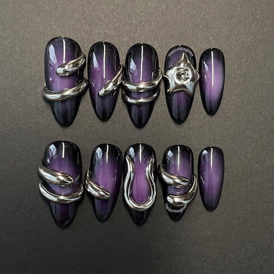 Silver Purple Aura