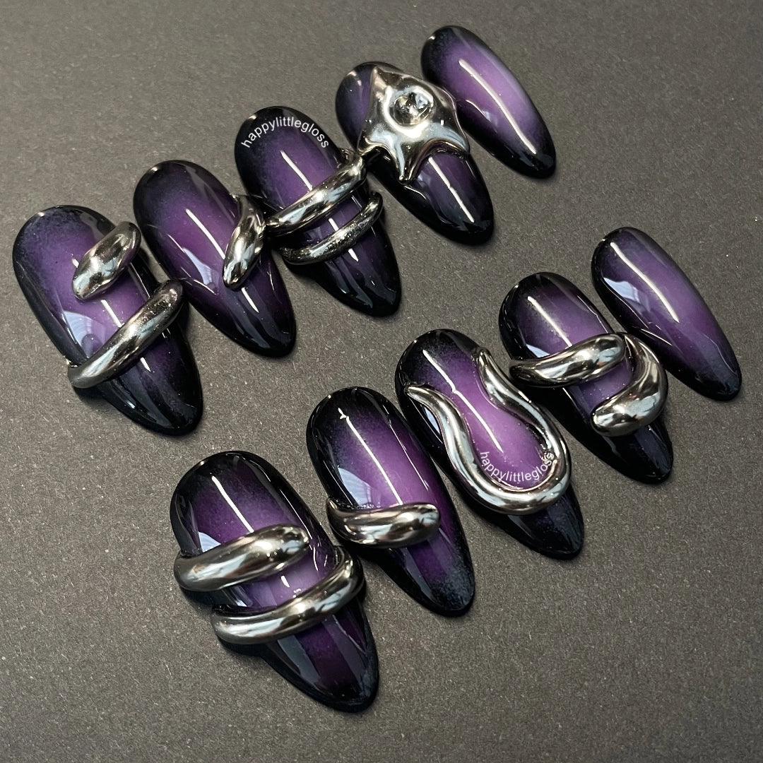 Silver Purple Aura