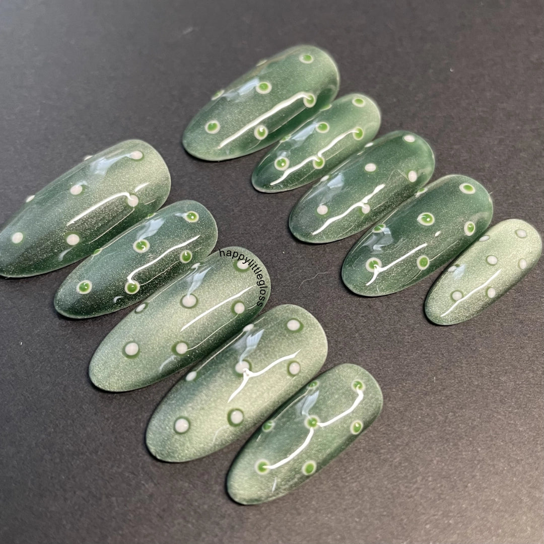 ✦ Cateye Polka Dots Cactus 🌵